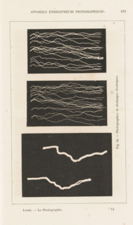 Three images of electrical discharges, page, photomechanical print, inscription: 'Fig. 43. -