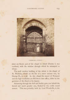 Portal of Carisbrooke Castle, Carisbrooke, gateway, photograph, page, photographer: McLean &
