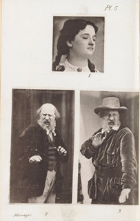 Three shots of people expressing contempt, page, photomechanical print, inscription: 'PL. 5.',