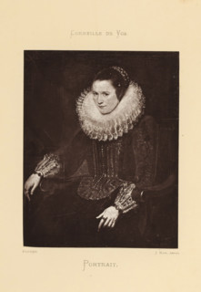 Reproduction of a painted portrait of Anne-Frederick van der Bouchorst by Cornelis de Vos,