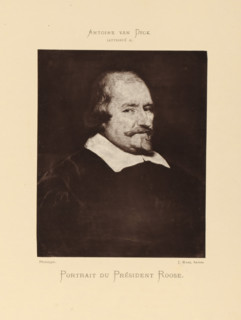 Portrait of President Roose, Reproduction of a painted portrait of Peter Roose, attributed to