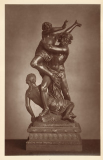 Bronze statue of the robbery of Proserpina, from the collection of Christopher Beckett Denison,