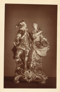 Sculpture of a personification of summer and winter, from the collection of Christopher Beckett