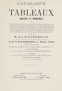 Catalogue des tableaux old et moderns by Bos (Jéronimus) ... Teniers (David), le jeune) laissés by