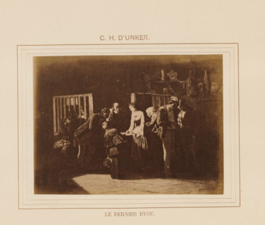 Photo reproduction of Le dernier byou by Carl Henrik D'Unker, Le dernier byou, photograph,