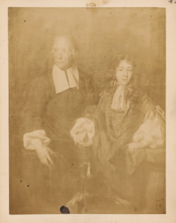 Photographic reproduction of a painting of a portrait of Louis, Dauphin of France and his son Louis