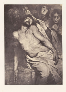 Photo reproduction of Christ on the Straw by Peter Paul Rubens, photograph, reproduction, page,