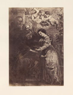 Photo reproduction of the Education of Mary by Peter Paul Rubens, photograph, reproduction, page,