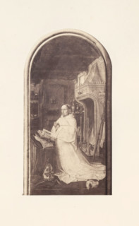 Photo reproduction of Christiaan de Hondt, abbot of Ter Duinen, photograph, reproduction, page,
