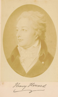 Photo reproduction of a portrait of Henry Howard, Henry Howard, photograph, reproduction, page,