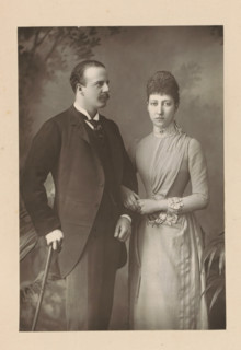 The Duke and Duchess of Fife, Portrait of Alexander Duff and his wife Louise Victoria Alexandra