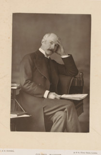 Portrait of John Frederick Maurice, Colonel Maurice, page, photomechanical print, inscription: '57