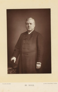 Portrait of Joseph Robert Diggle, Mr. Diggle, page, photomechanical print, inscription: '57 & 61,
