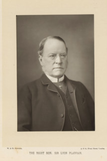 The right Hon. Sir Lyon Playfair, Portrait of Lyon Playfair, page, photomechanical print,