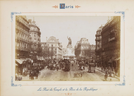 Colonne de Juillet, View of the Colonne de Juillet on the Place de la Bastille in Paris,