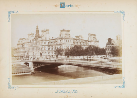 The City Hall, View of the Paris City Hall, photograph, page, number: '56', Paris, c. 1879 - c.