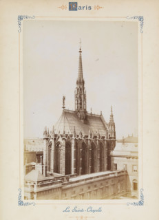 View of the Sainte-Chapelle in Paris, La Sainte-Chapelle, photograph, page, number: '639', Paris, c