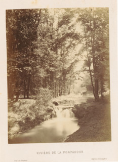 Rivière de la Pompadour, River in the Bois de Vincennes, Bois de Vincennes, photograph, page,
