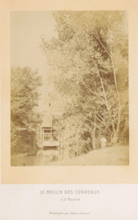 Le moulin des Corbeaux à St. Maurice, Exterior of the Moulin des Corbeaux in Saint-Maurice,