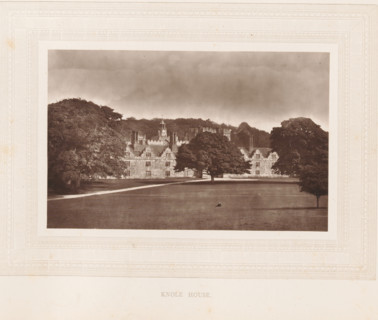 Knole House, View of Knole House, page, photomechanical print, photographer: Stephen Thompson,