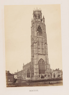 Boston, photograph, page, c. 1858 - in or before 1869, photographer, Lincolnshire, paper, albumen