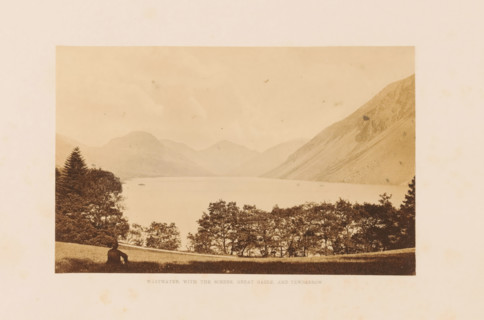 View of Wast Water and mountains, Wastwater, with the screes, Great Gable, and Yewbarrow,