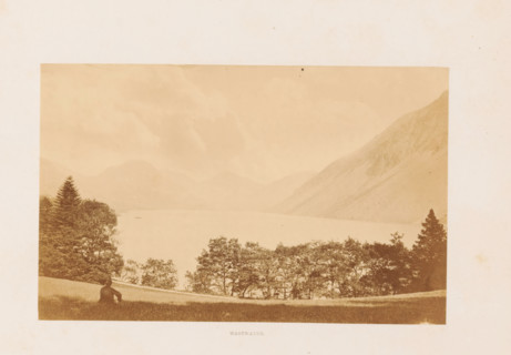 Wastwater, View of Wast Water and mountains, photograph, page, photographer: Garnett & Sproat