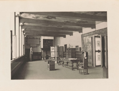 Refectory of the former St. Agatha Monastery in Delft, page, photomechanical print, title: