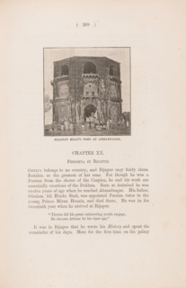 Salabat Khan's tomb at Ahmednagar, Maharashtra, India, page, photomechanical print, caption: