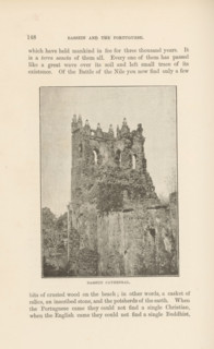 Bassein cathedral, page, photomechanical print, Pathein, cliché maker: Lemercier & Cie., Paris, c.