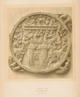 Mirror case, page, photomechanical print, number: 'No. 1617-55.', inscription: 'Fourteenth Century