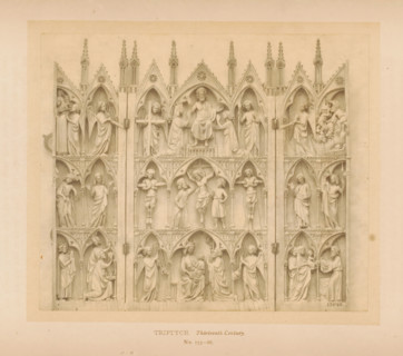 Triptych, page, photomechanical print, number: 'No. 175-66.', inscription: 'Thirteenth Century.',