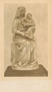 Statuette, Virgin and Child, page, photomechanical print, number: 'No. 200 '67.', inscription: