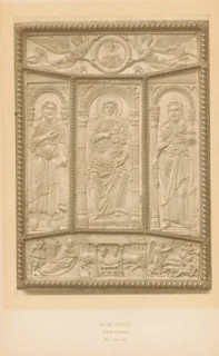 Book cover, page, photomechanical print, number: 'No. 138-66.', inscription: 'Ninth Century.',