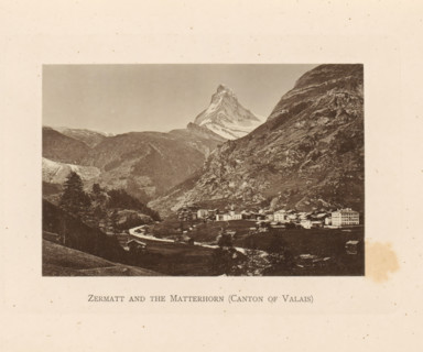 View of Zermatt and the Matterhorn, Zermatt and the Matterhorn (Canton of Valais), page,