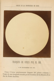 Transit of Venus, Transito de Venus por el Sol, photograph, page, 1882-12-06, photographer, paper,