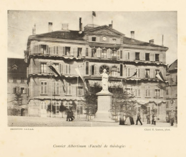 Convict Albertinum (Faculté de théologie), View of the Albertinum on the Square des Places in