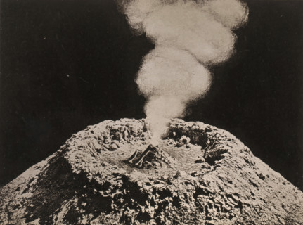 Crater of Vesuvius, page, photomechanical print, number: 'Tafel II.', photographer: James Nasmyth,