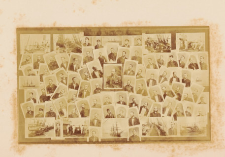 Composition of portraits of the accompanying squadrons of Prince George of Wales and Prince Albert