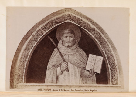 Firenze - Museo di S. Marco - San Domenico, Beato Angelico, Photo reproduction of a fresco
