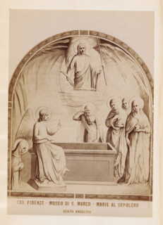 Florence - Museum of St. Mark - Mary in the Tomb Beato Angelico, Photographic reproduction of a