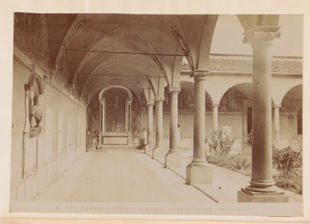 Firenze - Museo di S. Marco. primo chiostro (Michelozzi), Cloister of the San Marco Monastery in