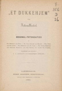 Et dukkehjem' paa Nationaltheatret, book, publisher: Ernst Bojesens Kunstforlag, Copenhagen (city),