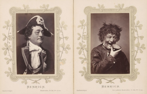 Henrich, Portrait of Joachim Ludvig Phister as Henrich from Den Politiske Kandestøber, photograph,