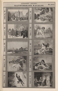 Photo reproduction of ten paintings of animals and historical scenes, Johannes Jaeger's