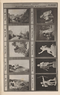 Photo reproduction of seven paintings and three sculptures, Johannes Jaeger's Illustrerade Catalog,