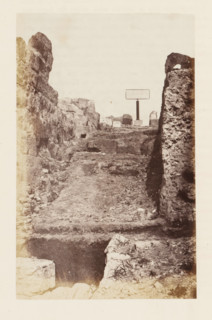 Ruin on the Palatine Hill in Rome, photograph, page, Palatine Hill, c. 1863 - in or before 1873,