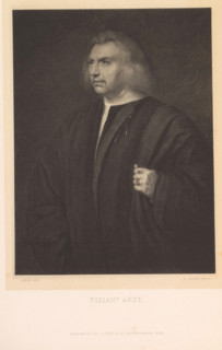 Photo reproduction of a drawing after a painting, depicting a portrait of the physician Gian