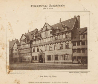 Das Kniep'sche Haus, Exterior of a brewery in Braunschweig, Braunschweig's Baudenkmäler, page,