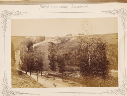 Schlucht von Gravelotte I, View of the gorge near Metz where the Battle of Gravelotte took place in